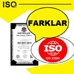ISO 9001 Belgesi ile ISO 22000 Belgesi Arasındaki Farklar