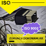ISO 9001 Belgesi Kuruluşun Görev, Yetki ve Sorumluluklar Zorunlu Dokümanları ve Kayıtları